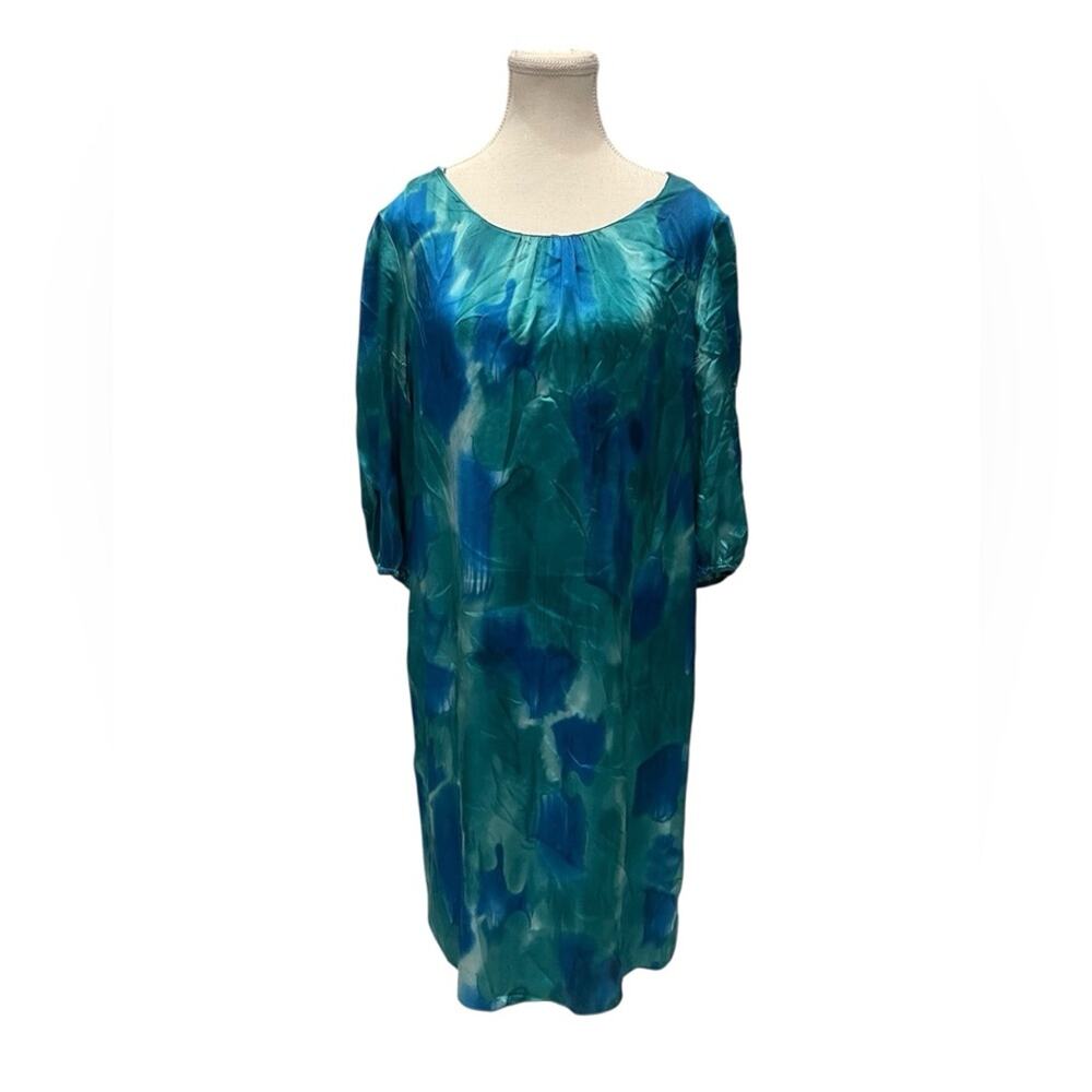 Rebecca Moses 100% Silk Dress Size L